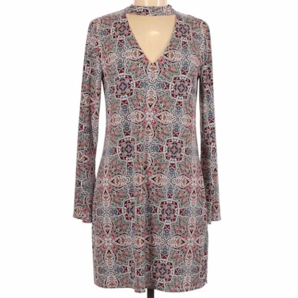 Laundry By Shelli Segal Dresses & Skirts - NWT Laundry by Shelli Segal Choker Keyhole Print Dress SZ XL